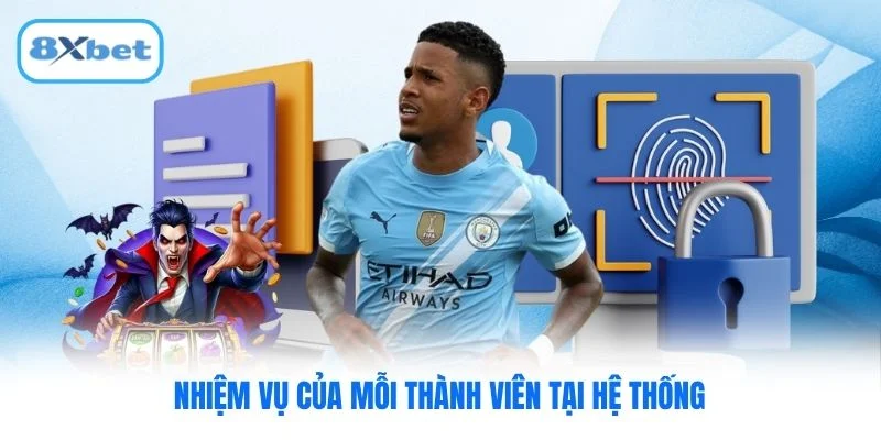 Nhiệm vụ của mỗi thành viên tại hệ thống