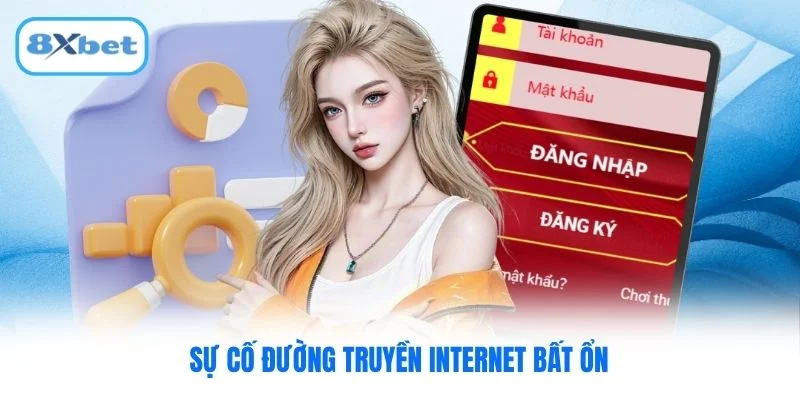 Sự cố đường truyền Internet bất ổn